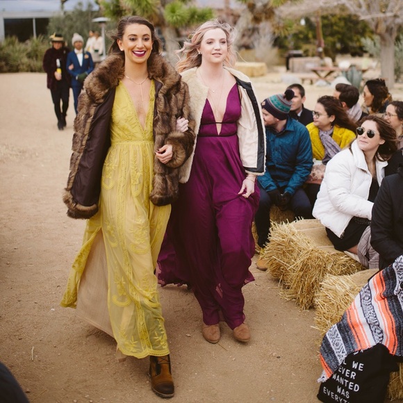 Desert yellow boho dress. - Picture 8 of 8